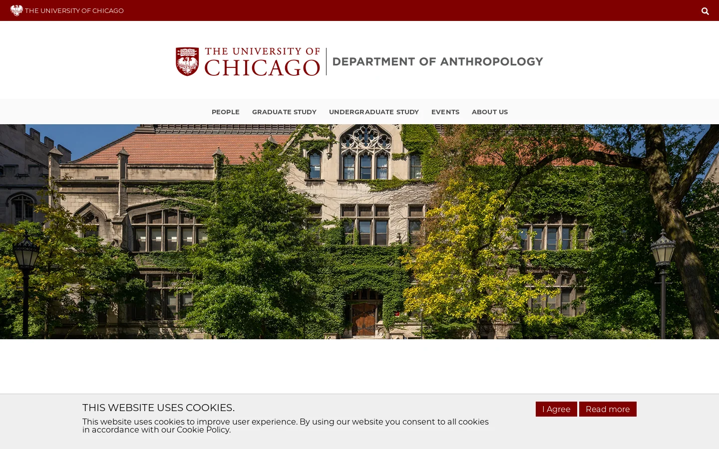 anthropology.uchicago.edu 首页截图