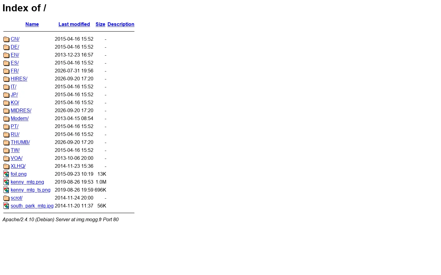 Index of / 首页截图