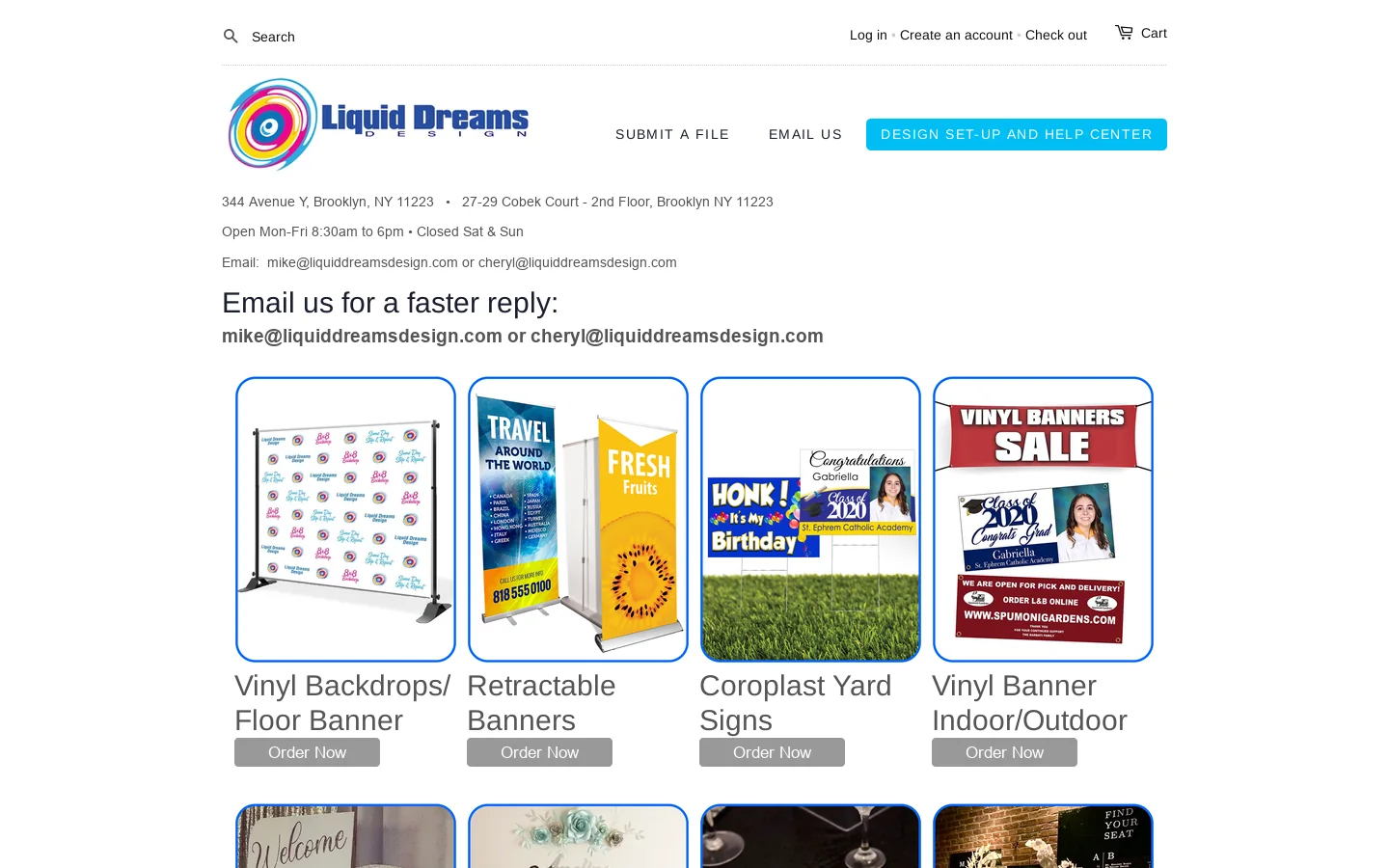 LiquidDreamsDesign 首页截图