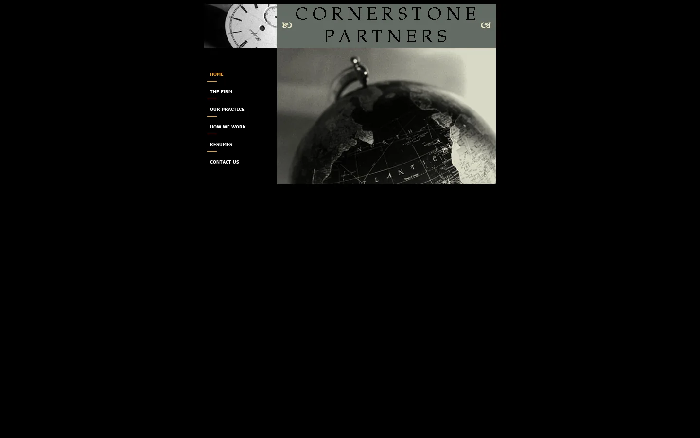 Cornerstone Partners LLC 首页截图