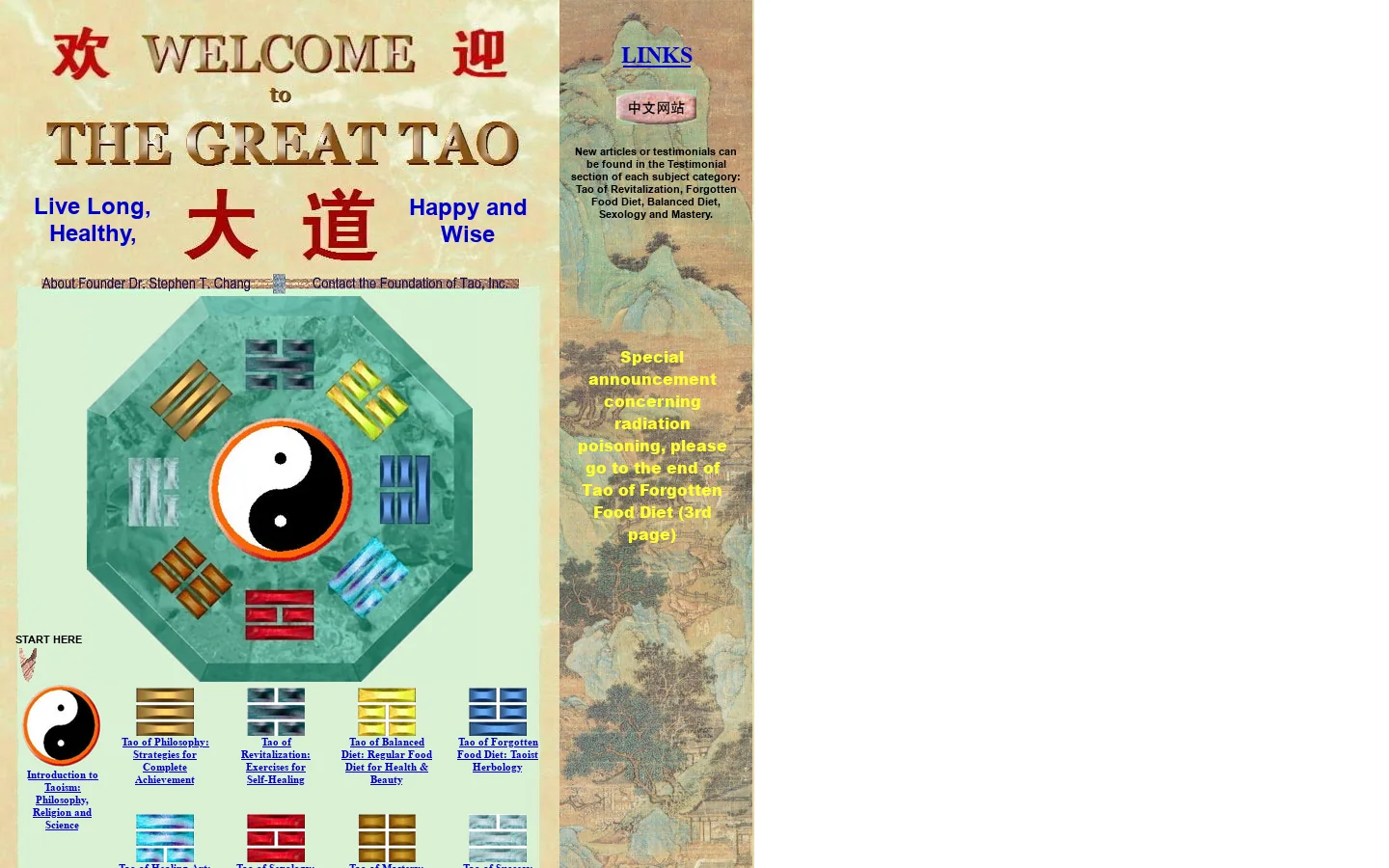 The Great Tao 首页截图