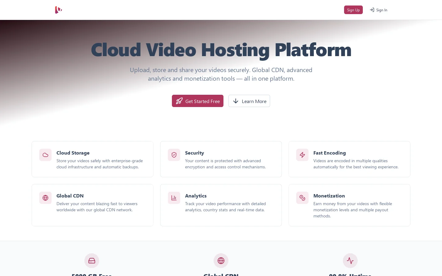 VidMoly 首页截图