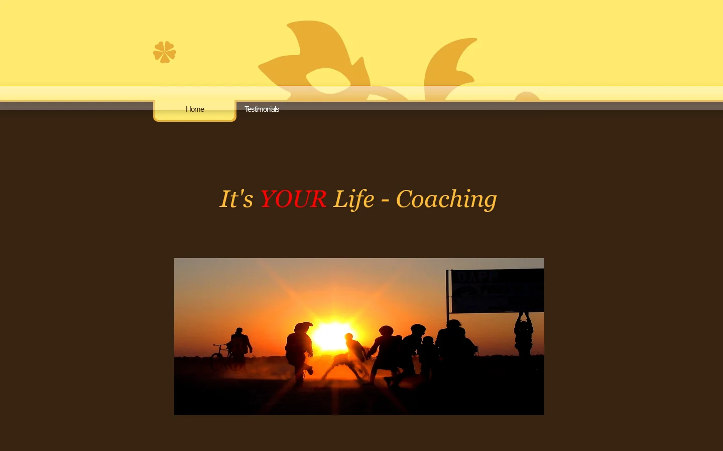 It's your LIFE - COACHING 首页截图