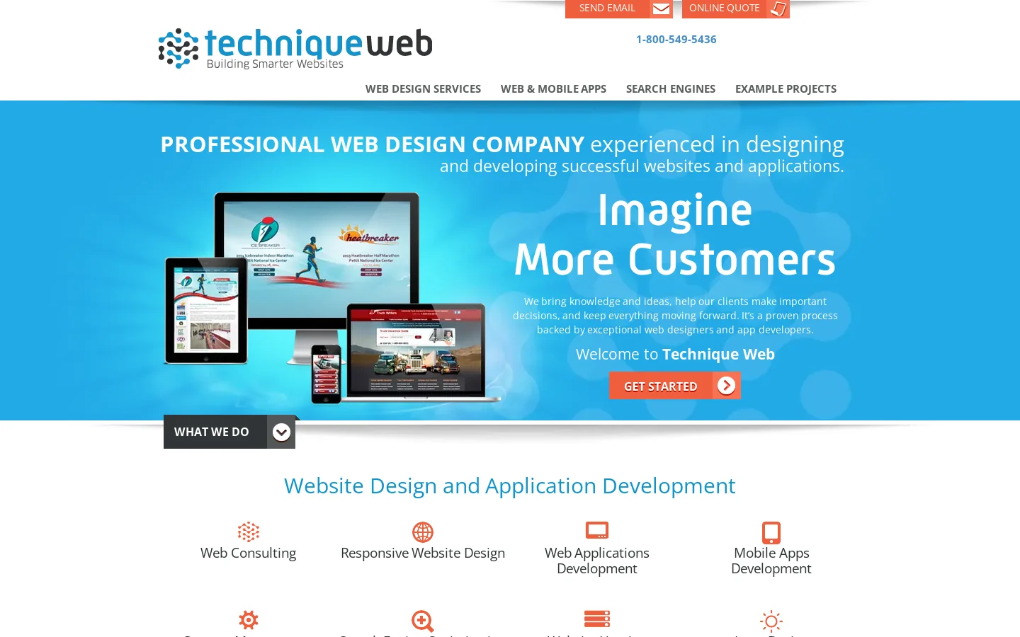 Professional Website Design | App Development | Consulting 首页截图