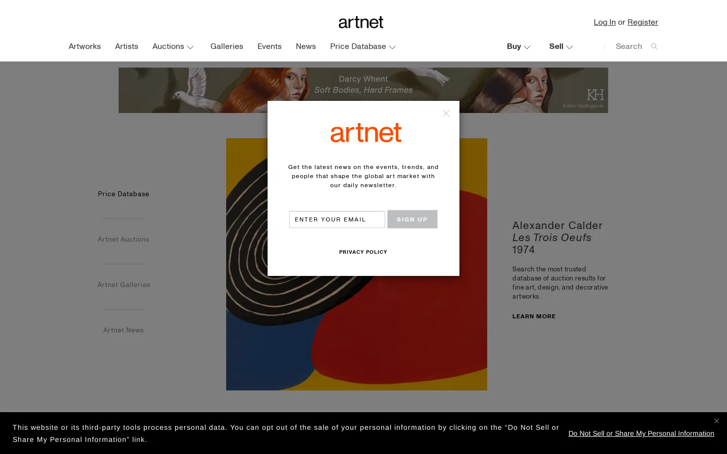 artnet.com 首页截图