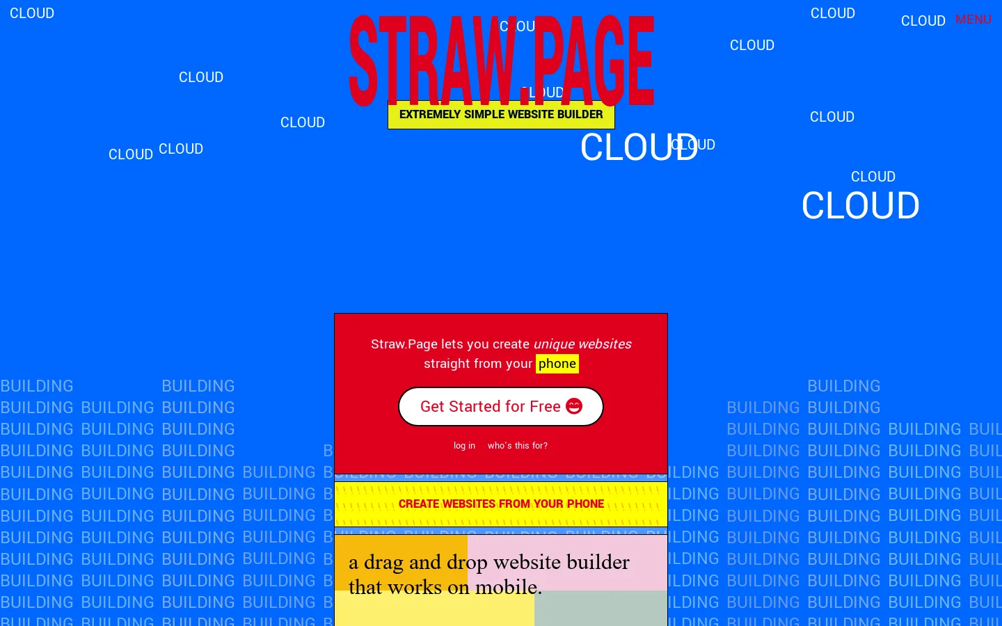 Straw.Page 首页截图