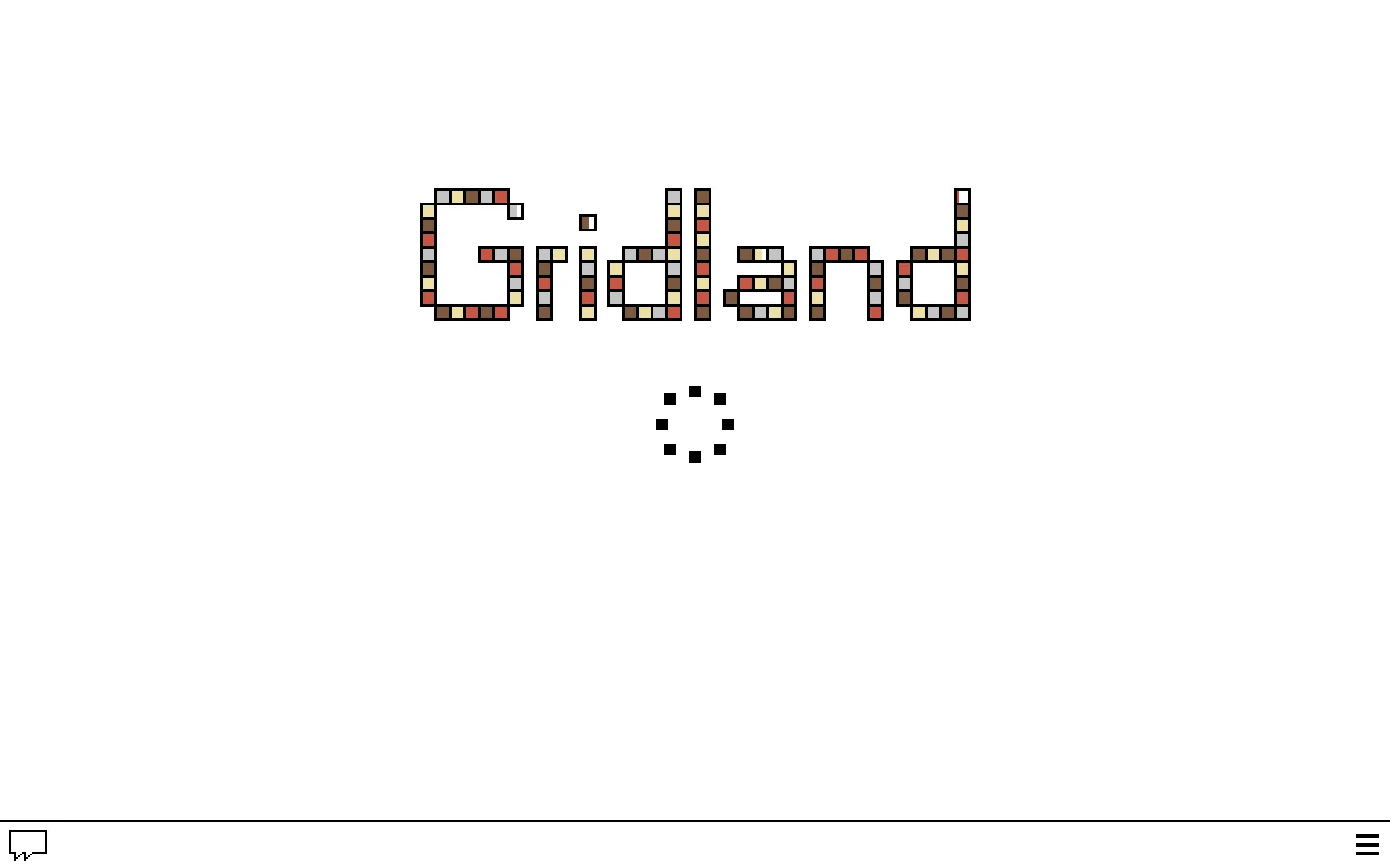 Gridland 首页截图
