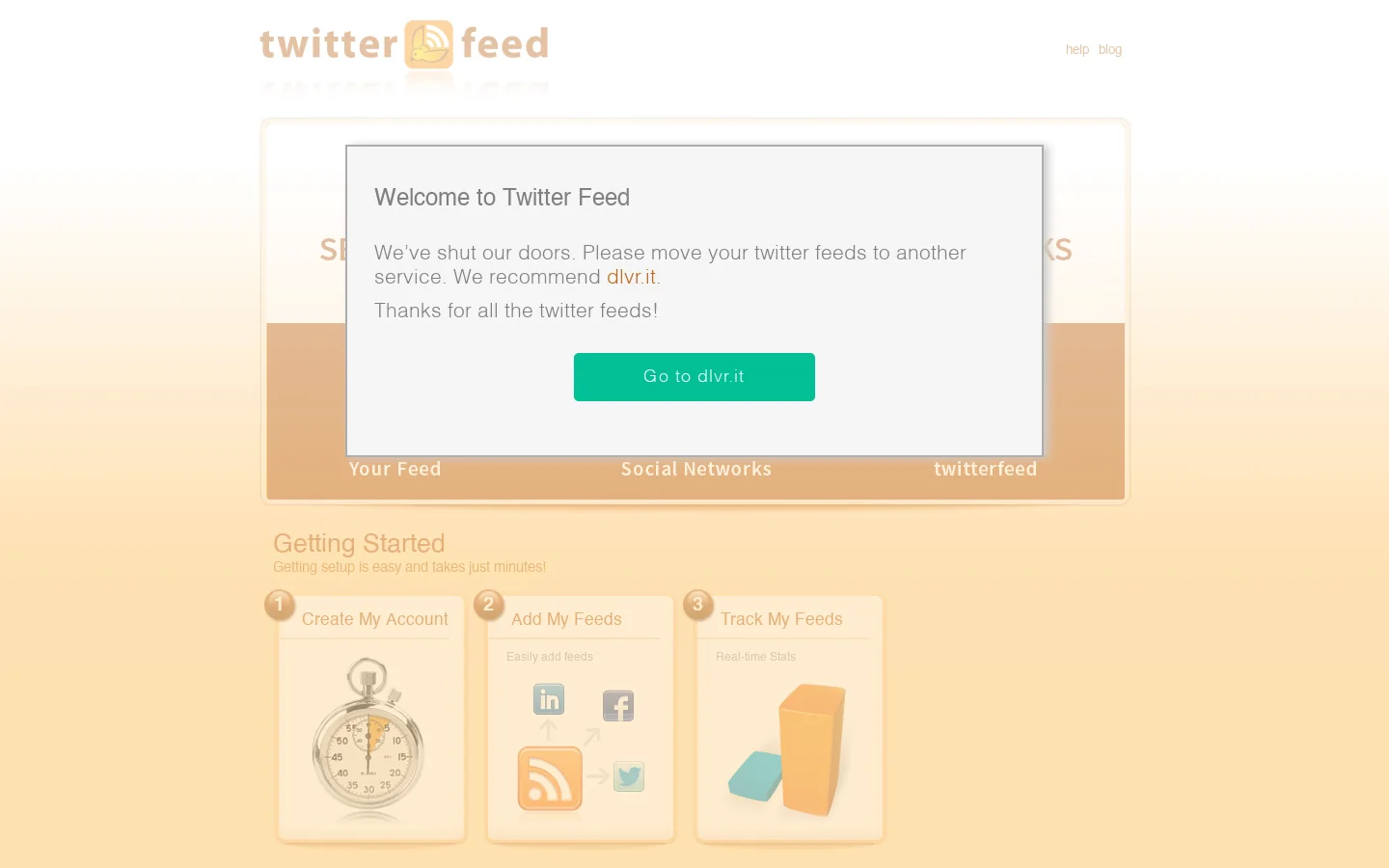 Twitter Feed 首页截图