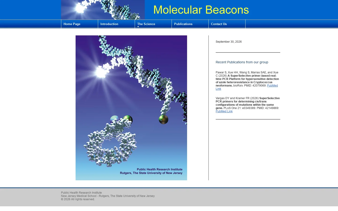 molecular beacons 首页截图