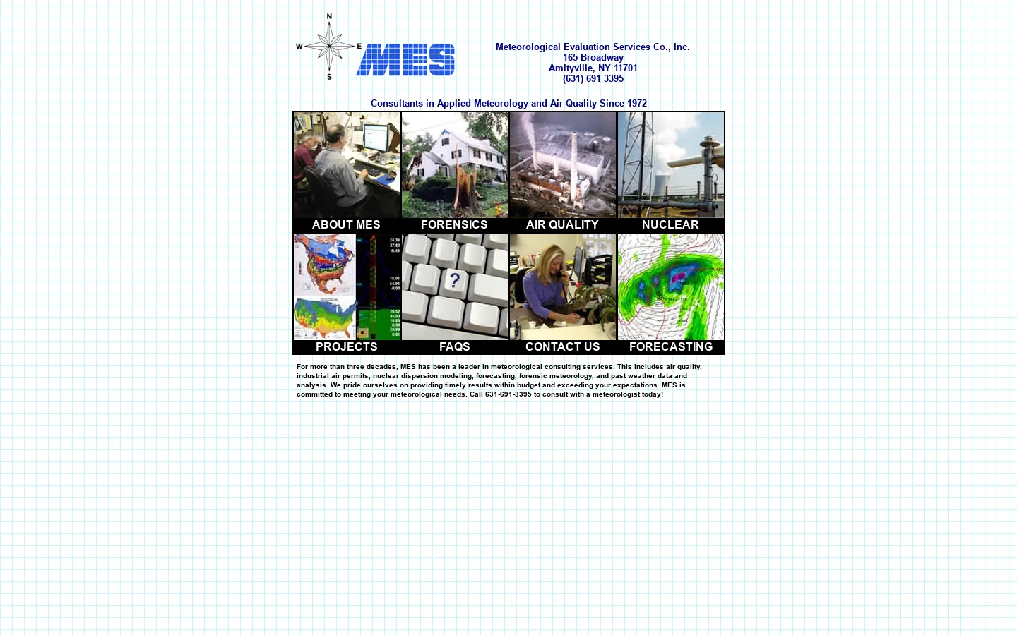 Applied Meteorology, Air Quality, Environmental and Air Permitting Consulting Services 首页截图