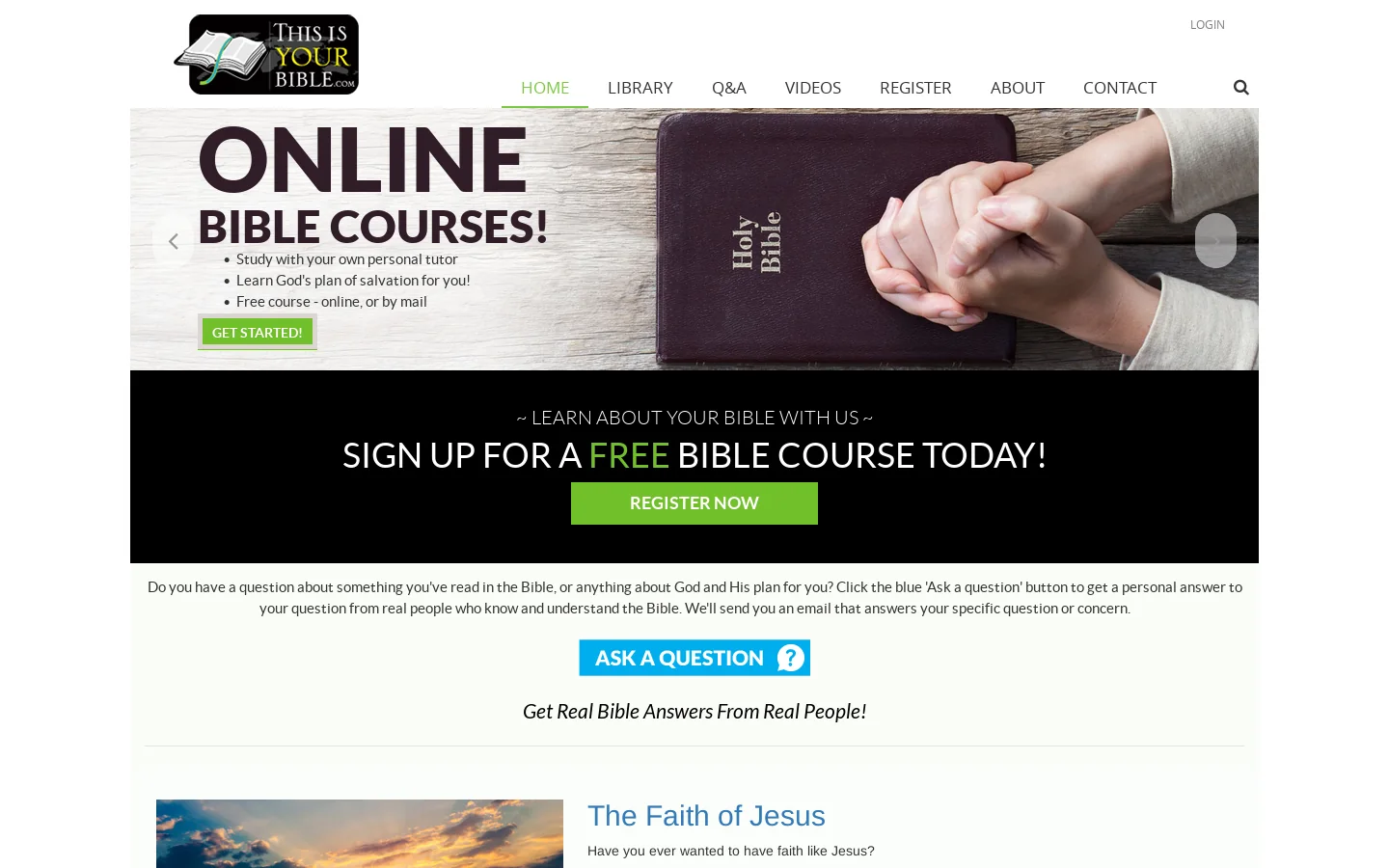 This Is Your Bible 首页截图