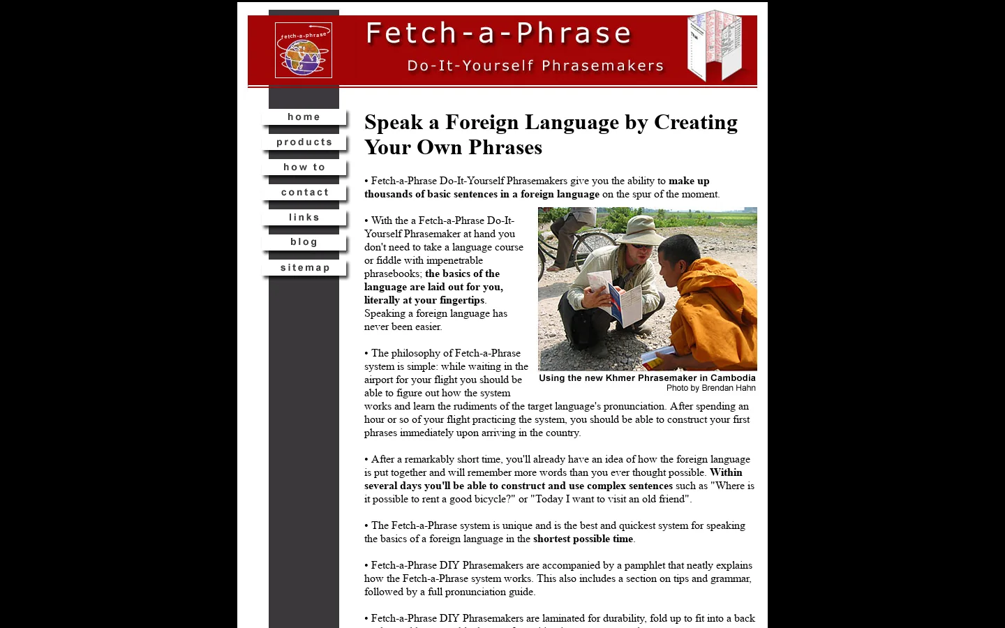 Fetch-a-Phrase Do-It-Yourself Phrasemakers 首页截图
