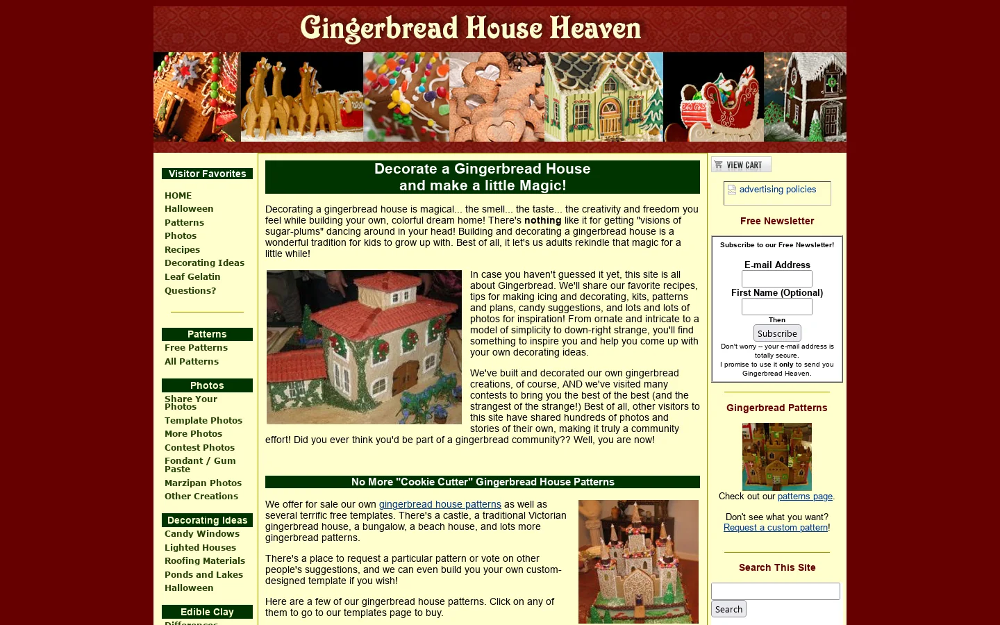 Decorate a Gingerbread House and make a little Magic! 首页截图