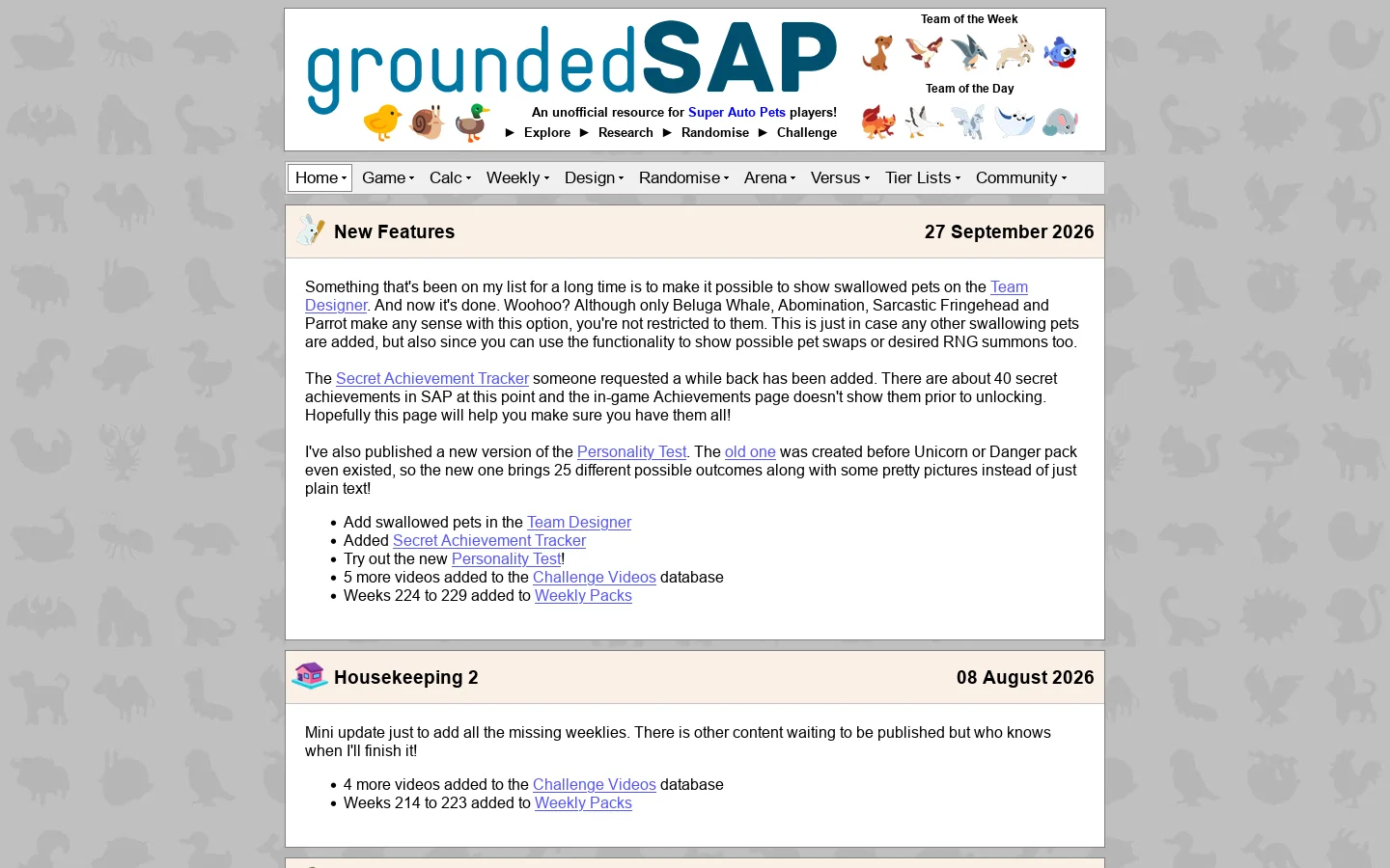 Grounded SAP 首页截图