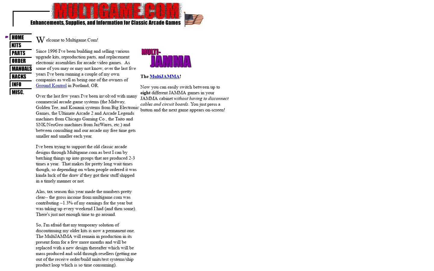 Multigame.Com Main Page 首页截图