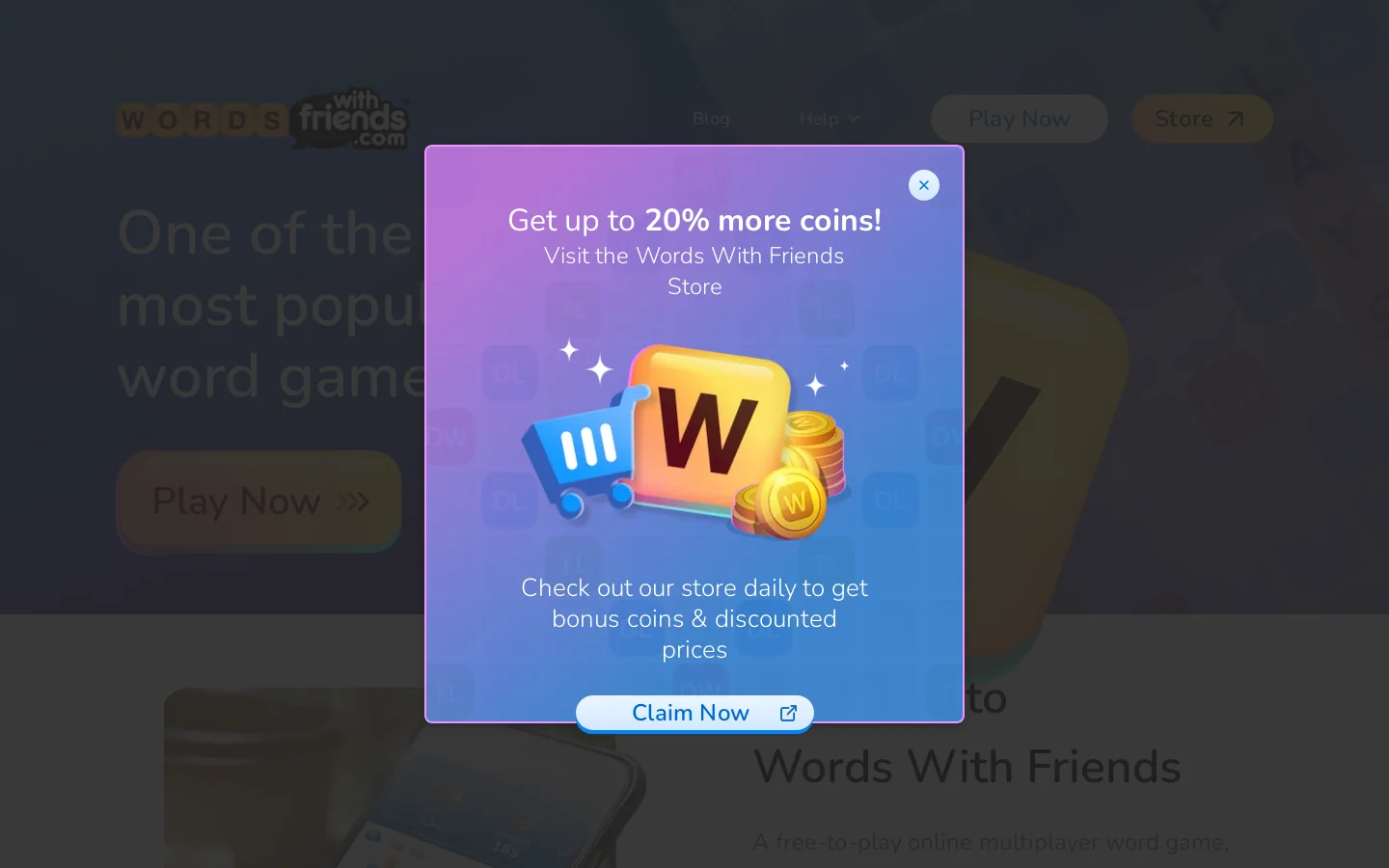wordswithfriends.com 首页截图