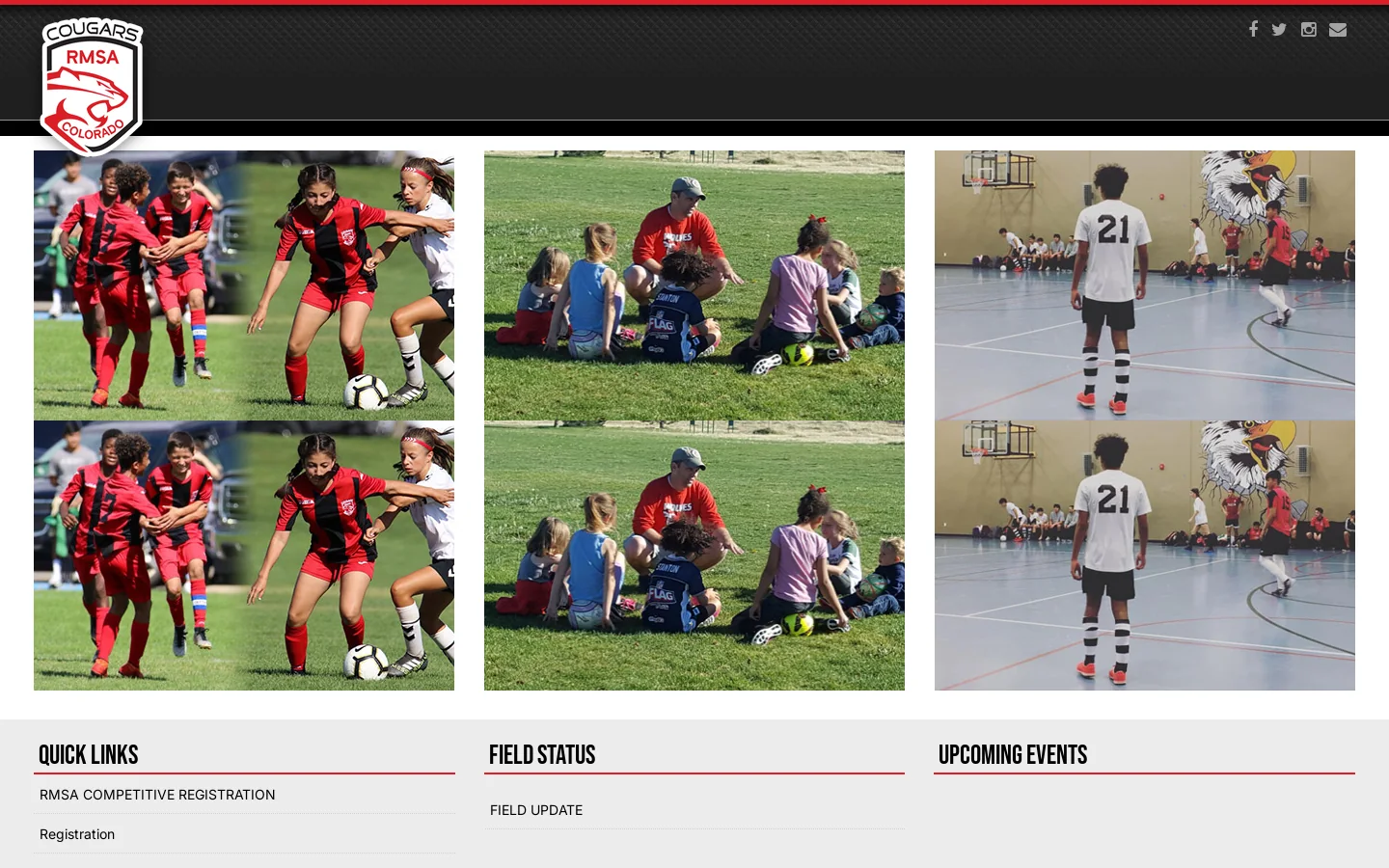 Rocky Mountain Soccer Academy | Home 首页截图
