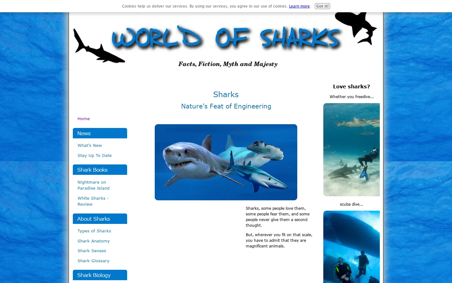 World of Sharks 首页截图