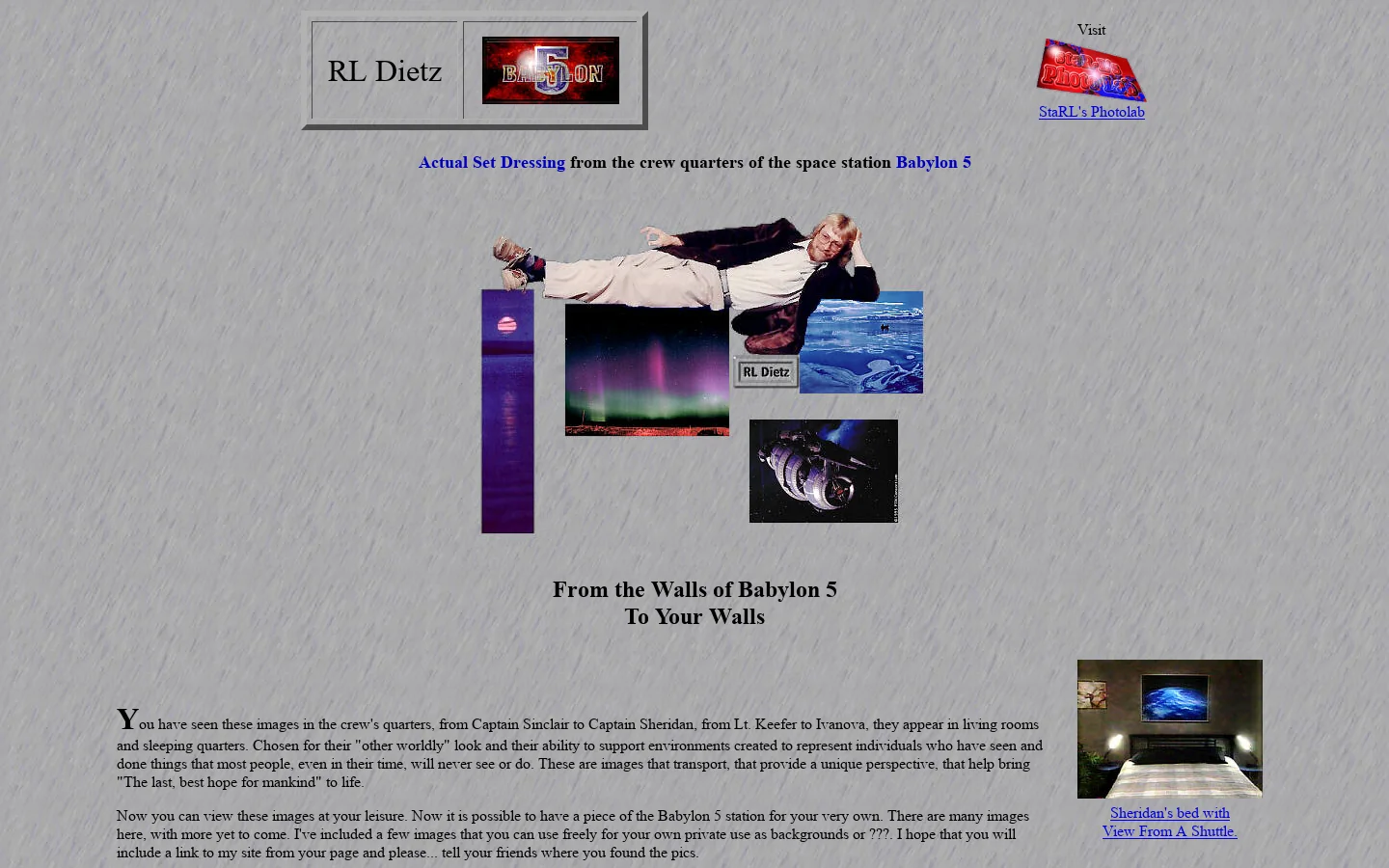 The Babylon 5 Collection from The Barrens Fine Photographs 首页截图