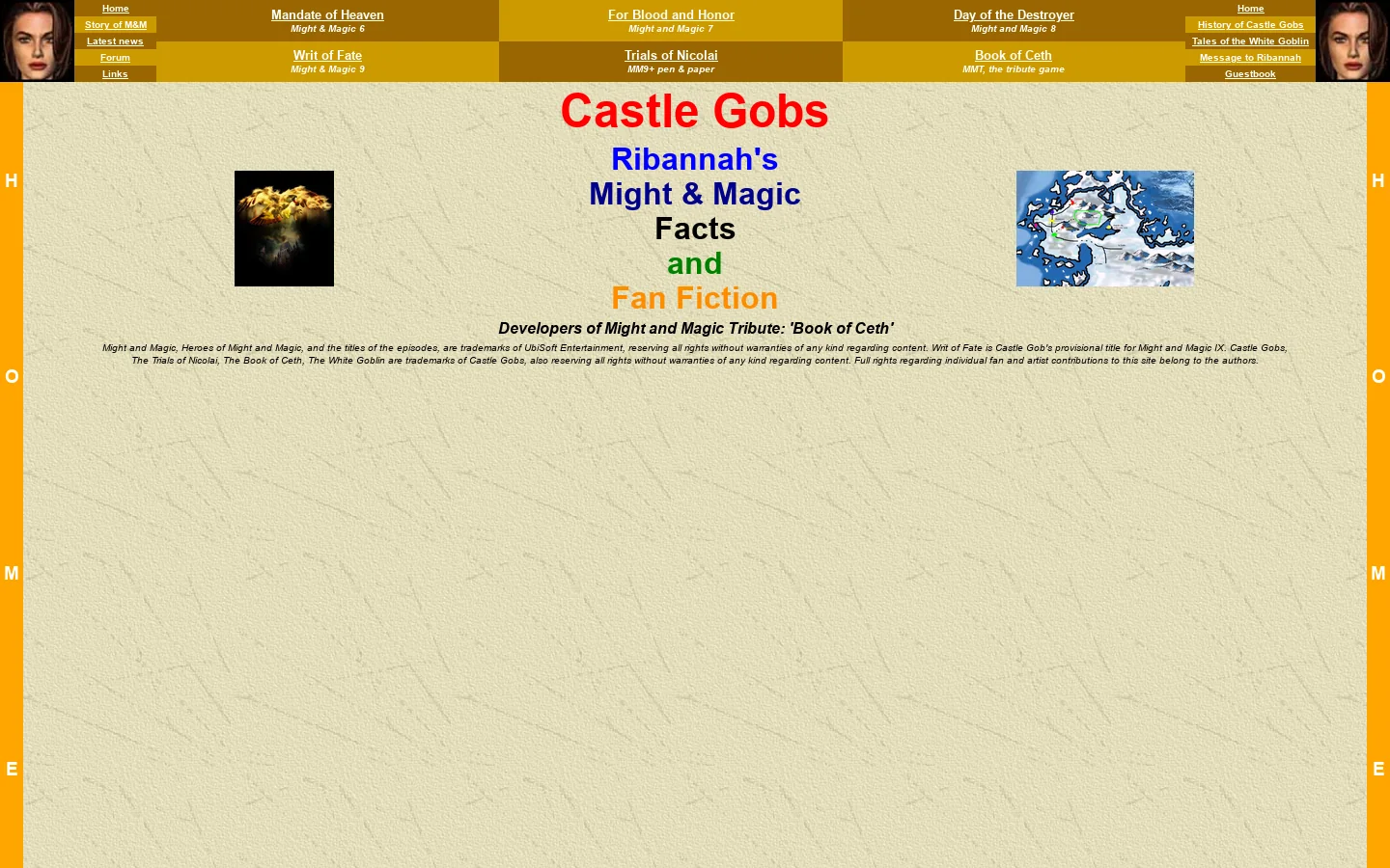 Castle Gobs 首页截图