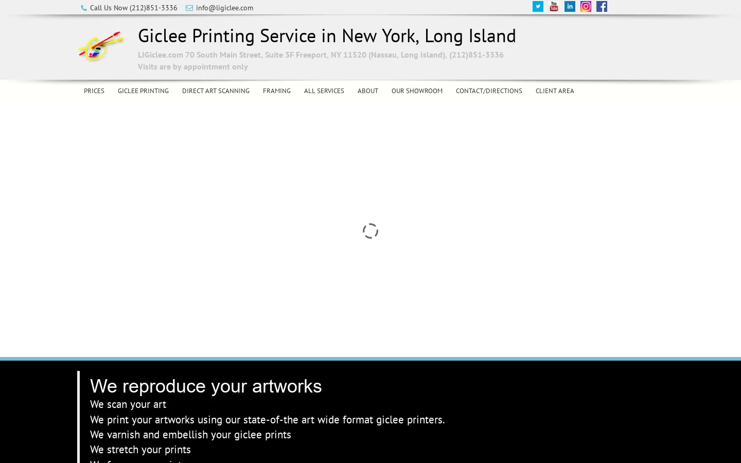Giclee Printing Services in NY, New York City, NYC, Long Island. (212)851-3336 首页截图
