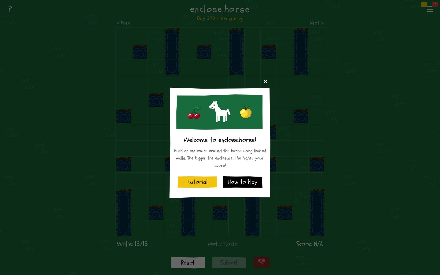enclose.horse 首页截图