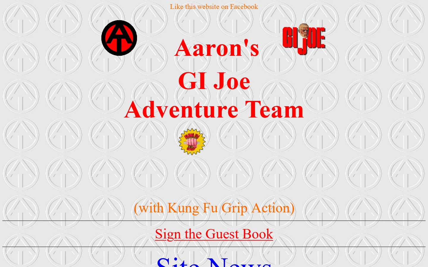 Aaron's GI Joe Adventure Team Page powered by Kung Fu Grip 首页截图