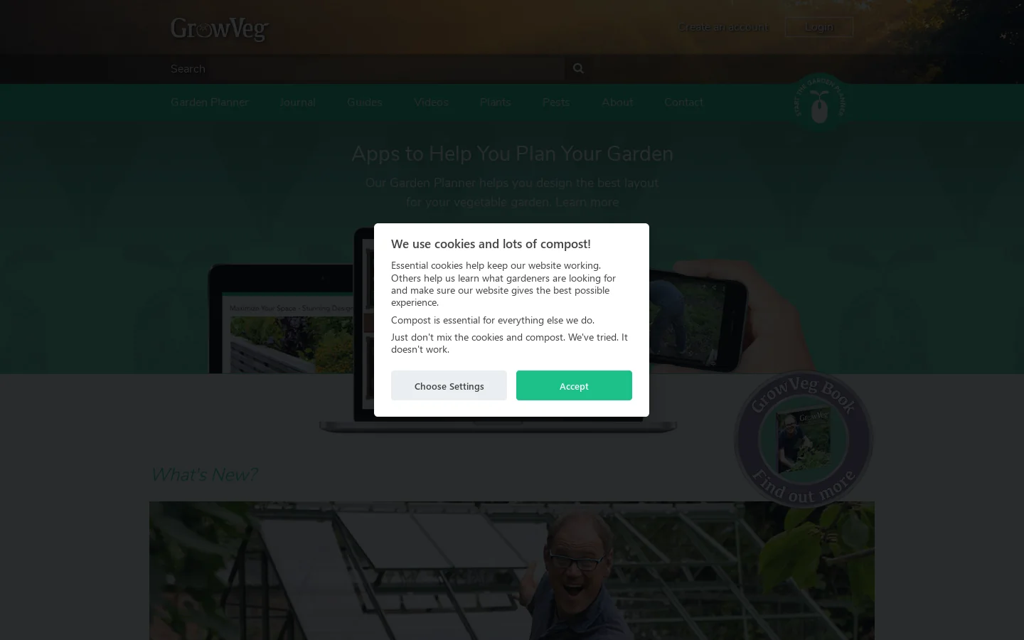 GrowVeg.com 首页截图