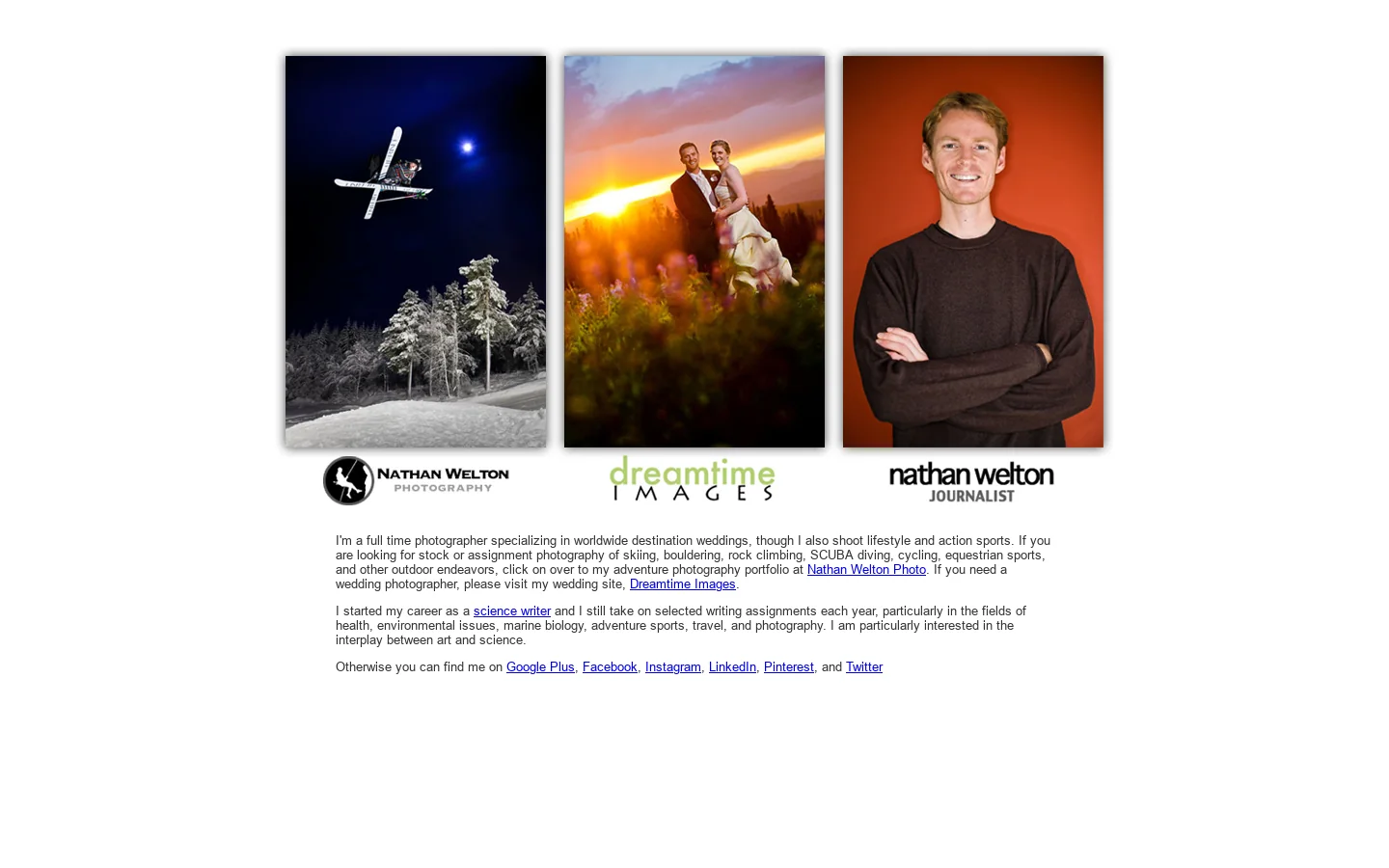 Freelance outdoor writer, journalist & editor - science, health, environmental issues 首页截图