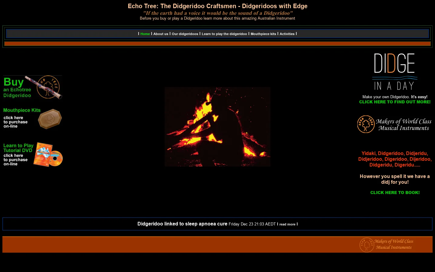 Echo Tree The Didgeridoo craftsmen 首页截图
