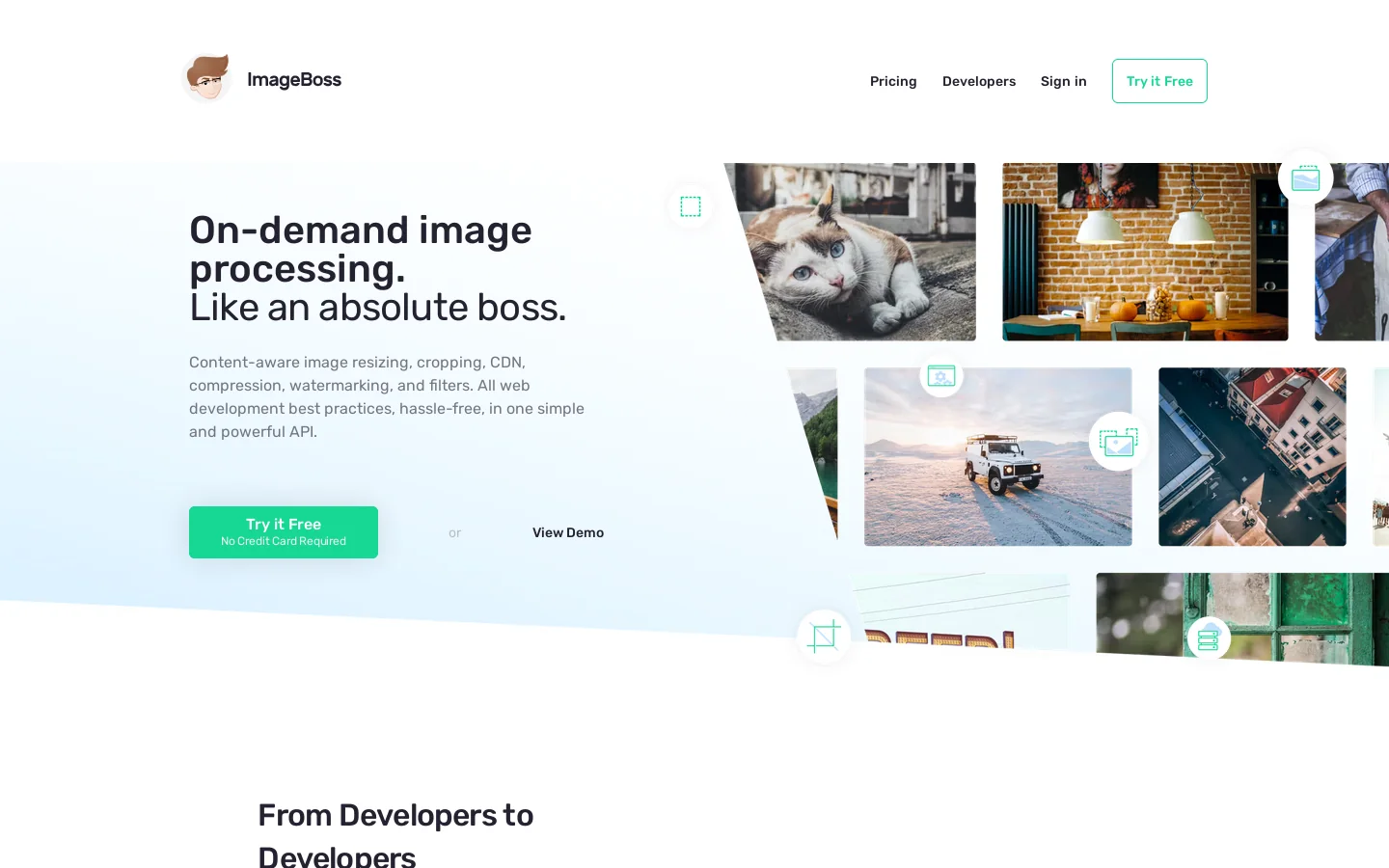 ImageBoss 首页截图