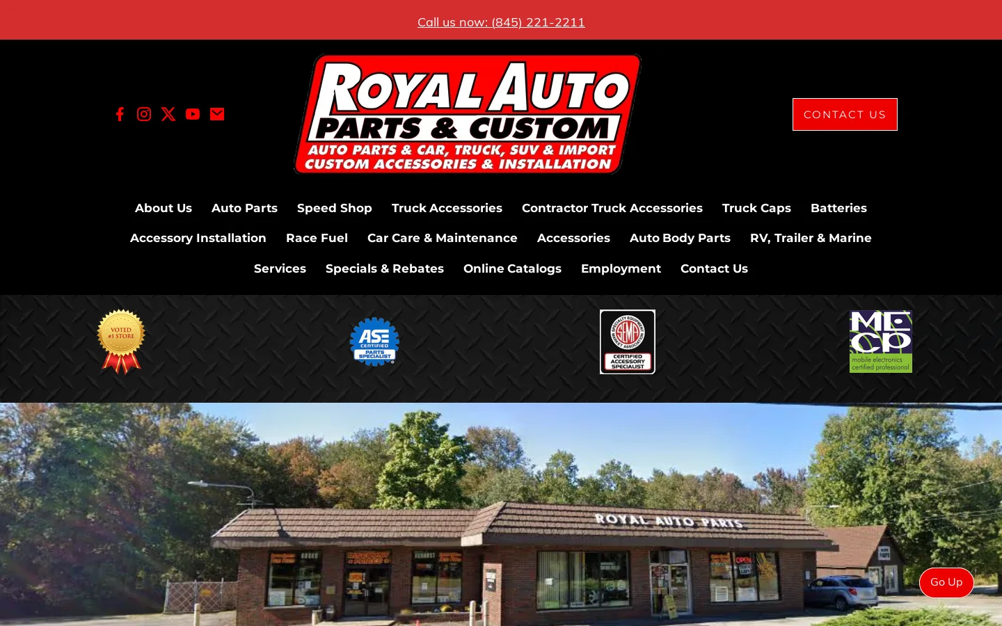 Royal Auto Parts & Custom, Hopewell Junction New York 首页截图