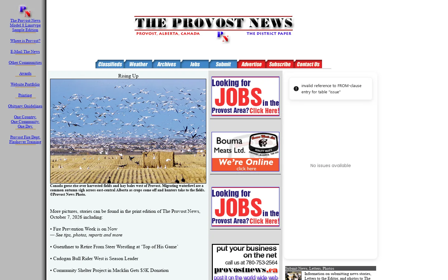 The Provost Directory 首页截图