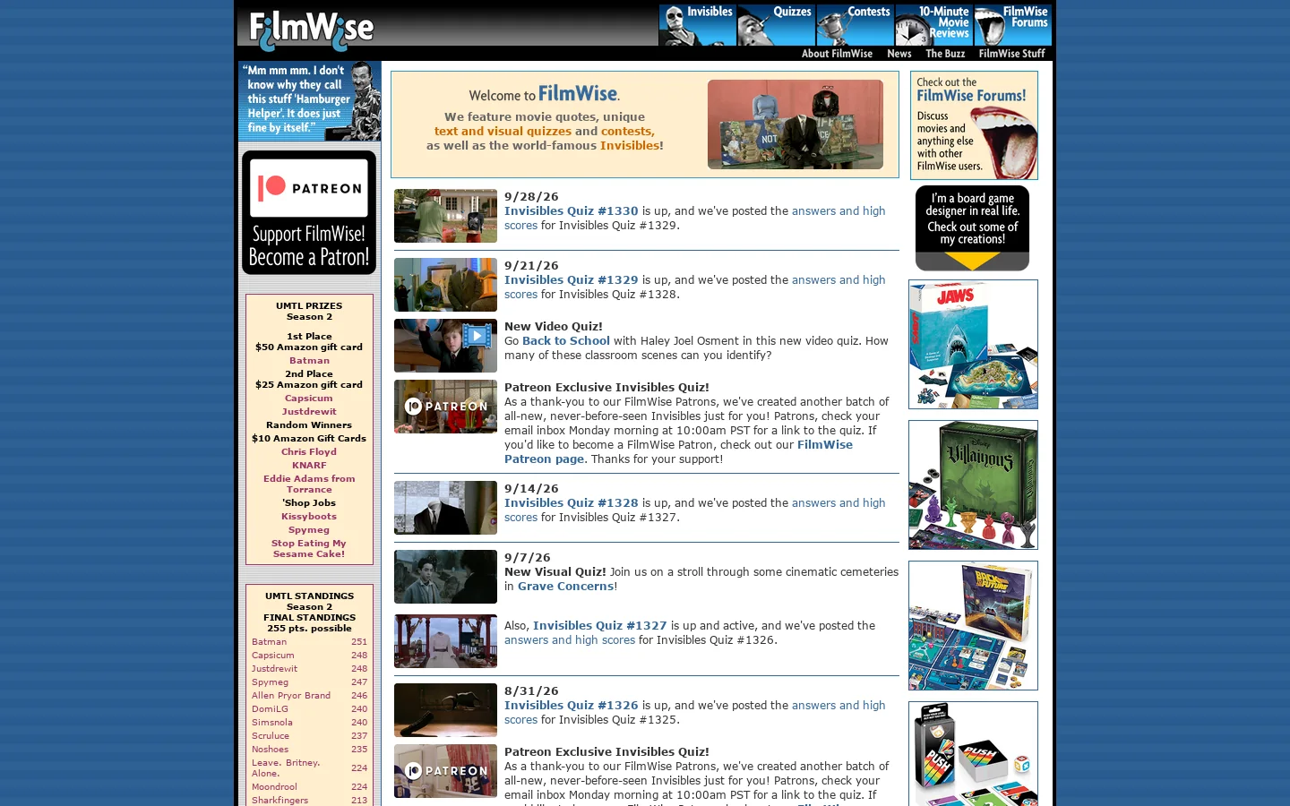 Welcome to FilmWise 首页截图