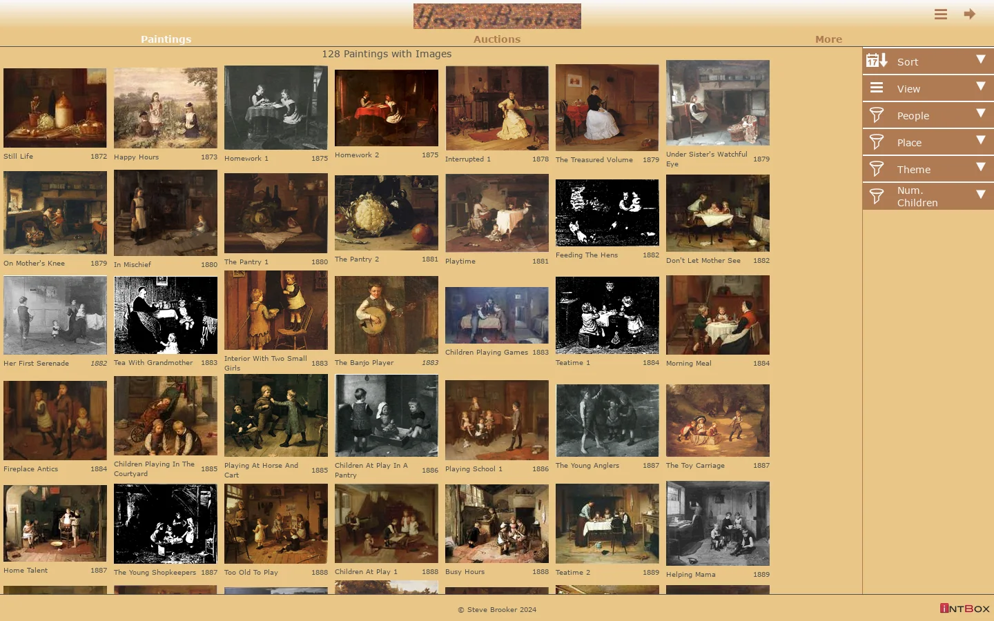 Every Harry Brooker Painting 首页截图
