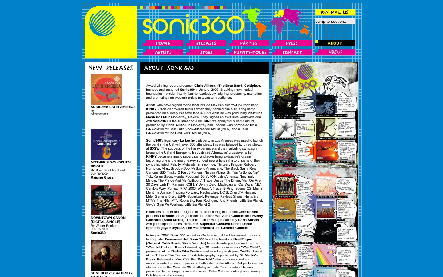 Sonic360 首页截图