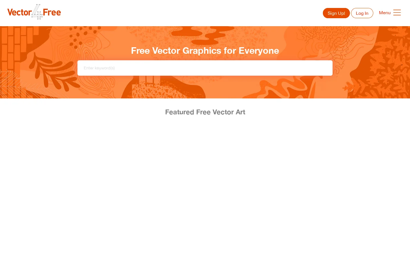 Free Vector Art, Images, & Graphics for Free Download 首页截图
