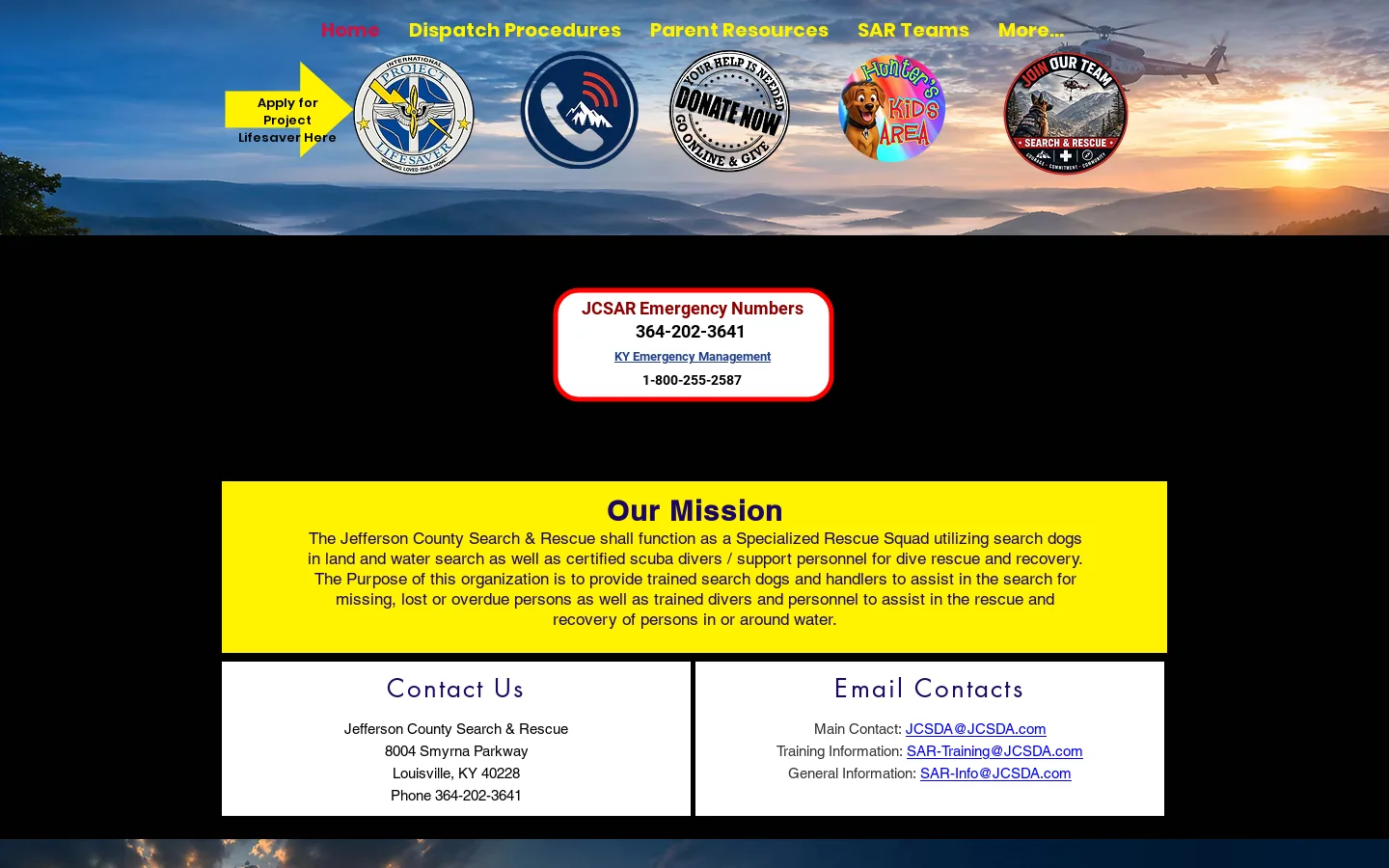 Search Dogs, Search Dog, Search and Rescue, Search and Rescue Dogs, Rescue Dogs, SAR, SAR Dogs, Rescue Training, Search and Rescue Training, SAR Training, Emergency, Lost, Missing, Assistance, Recovery, Search, Rescue, Emergency Assistance, Disaster Assistance. 首页截图