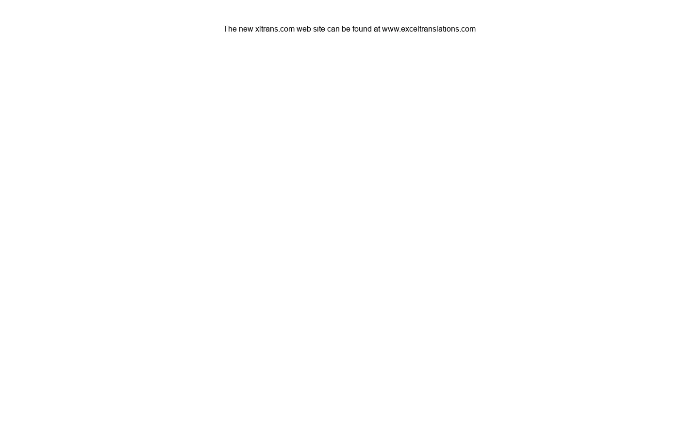 XL Translations 首页截图