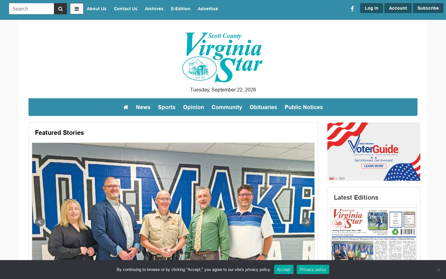 Virginia Star 首页截图
