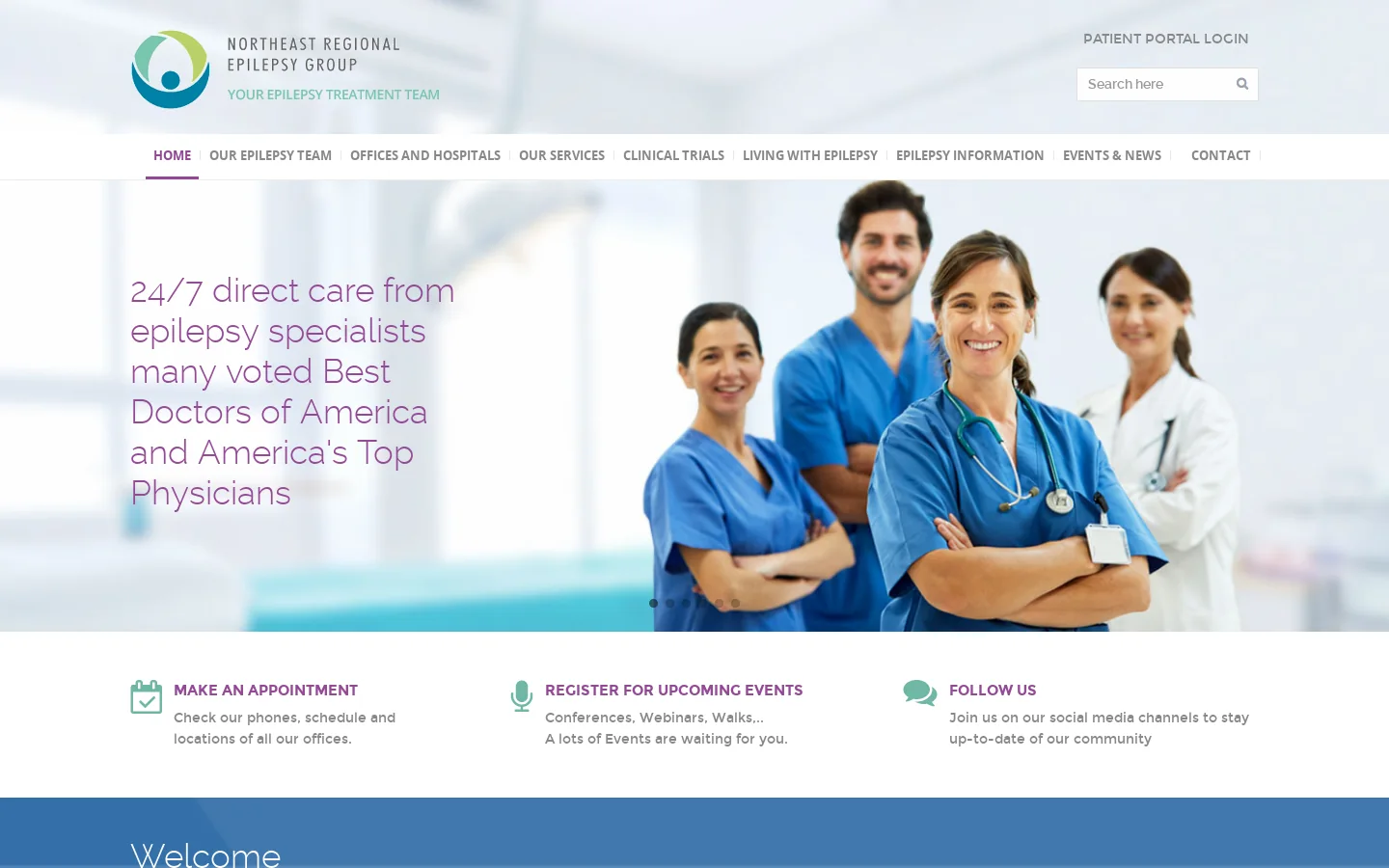 Epilepsy Seizures New York New Jersey | Northeast Regional Epilepsy Group 首页截图