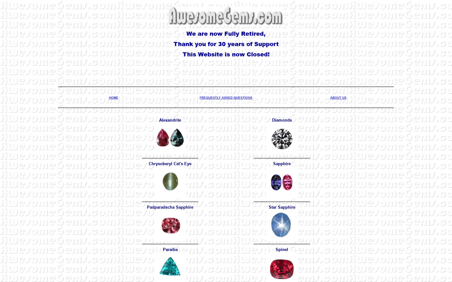 AwesomeGems.com 首页截图