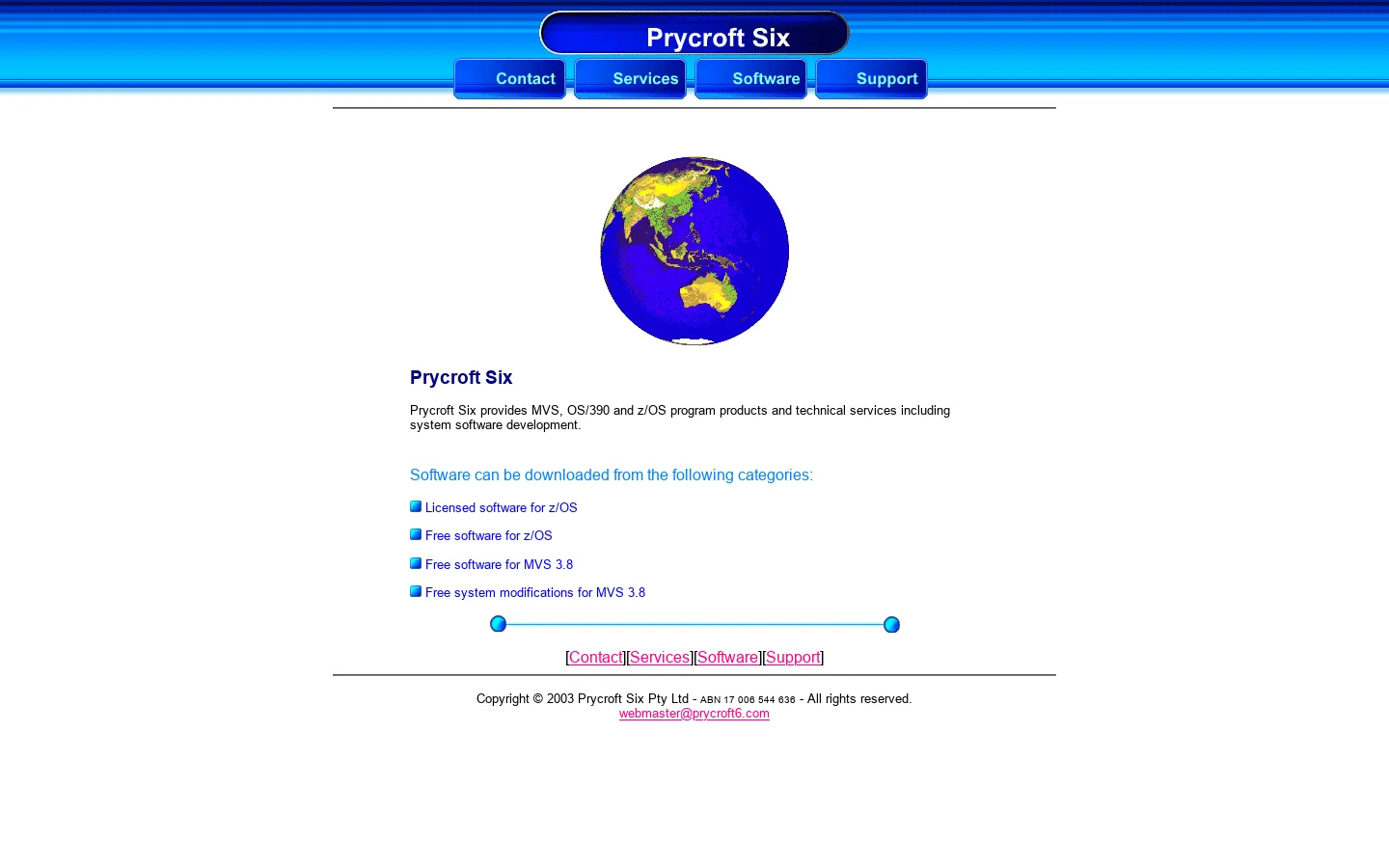 Home of Prycroft Six 首页截图