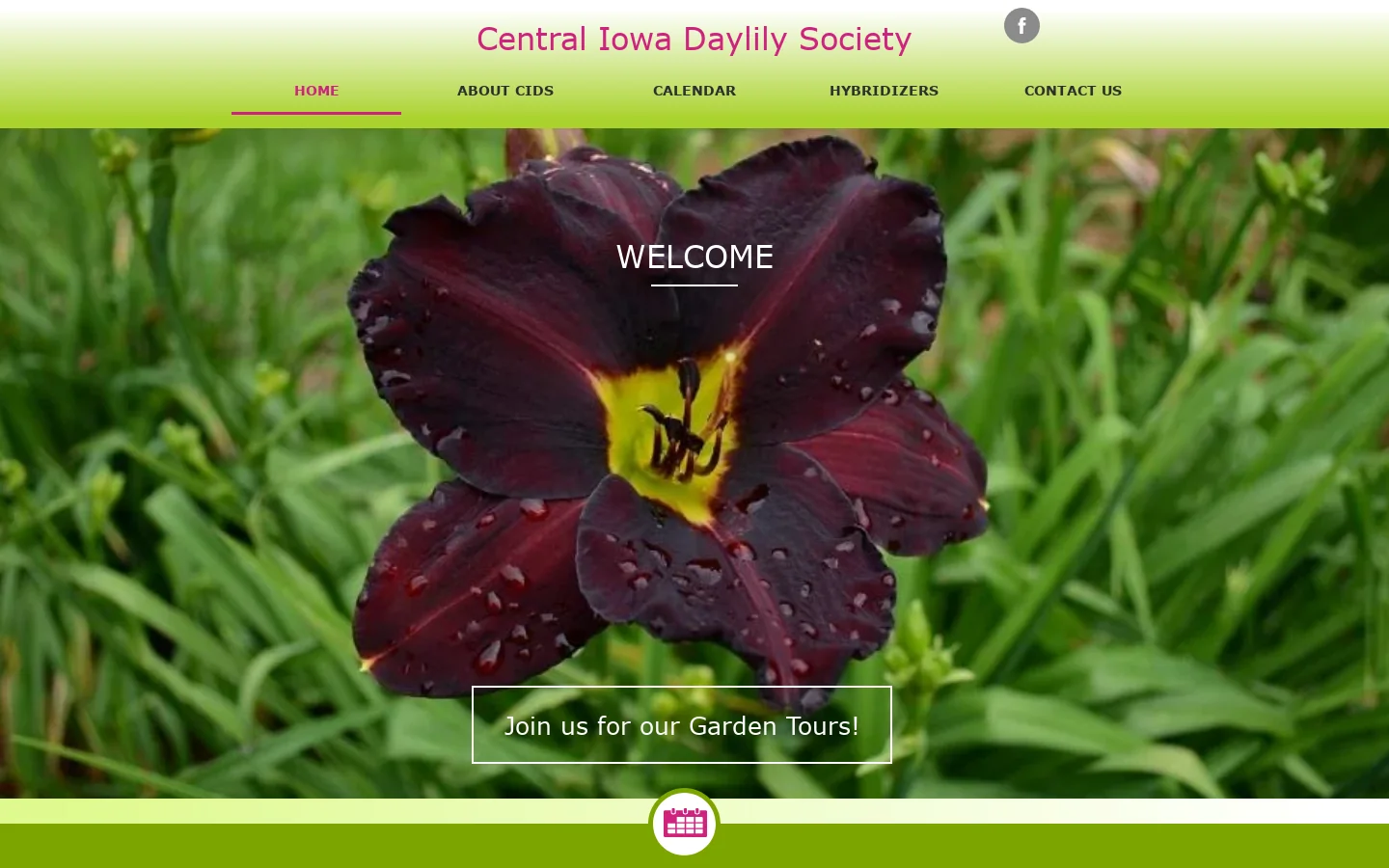 centraliowadaylilysociety.com 首页截图