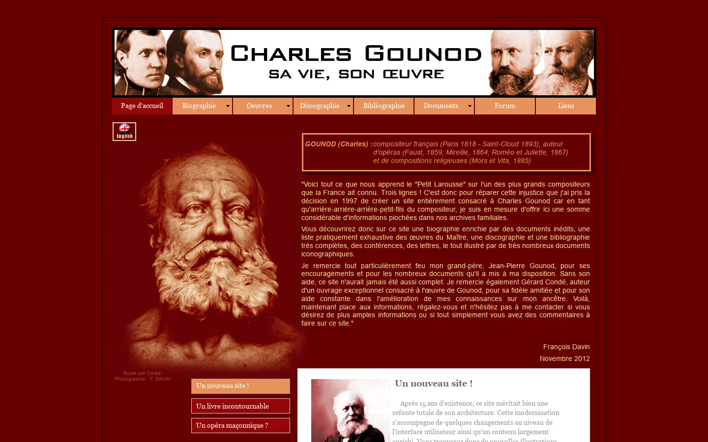 Page d'accueil 首页截图