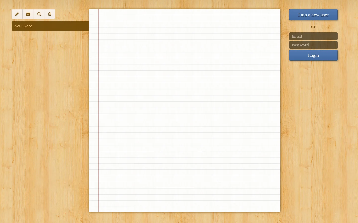 Memo Notepad 首页截图