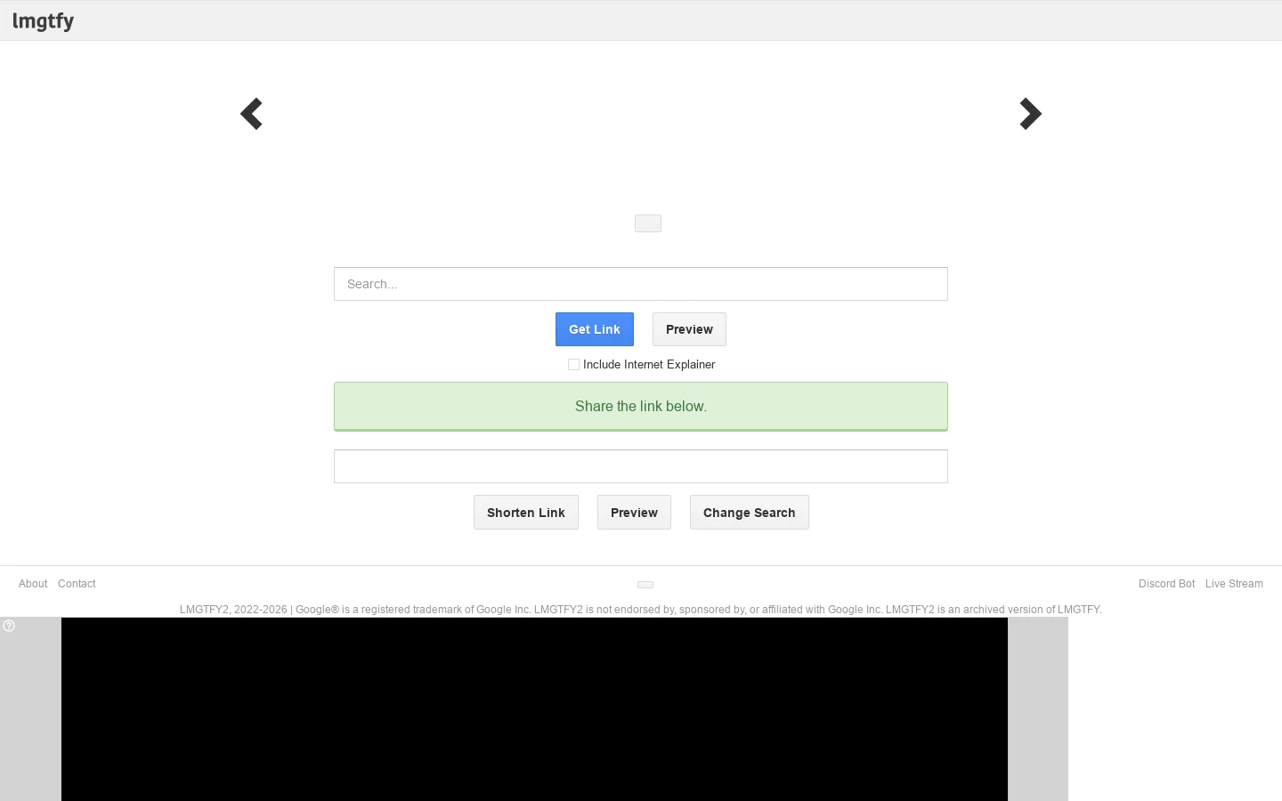 LMGTFY - Let Me Google That For You 首页截图