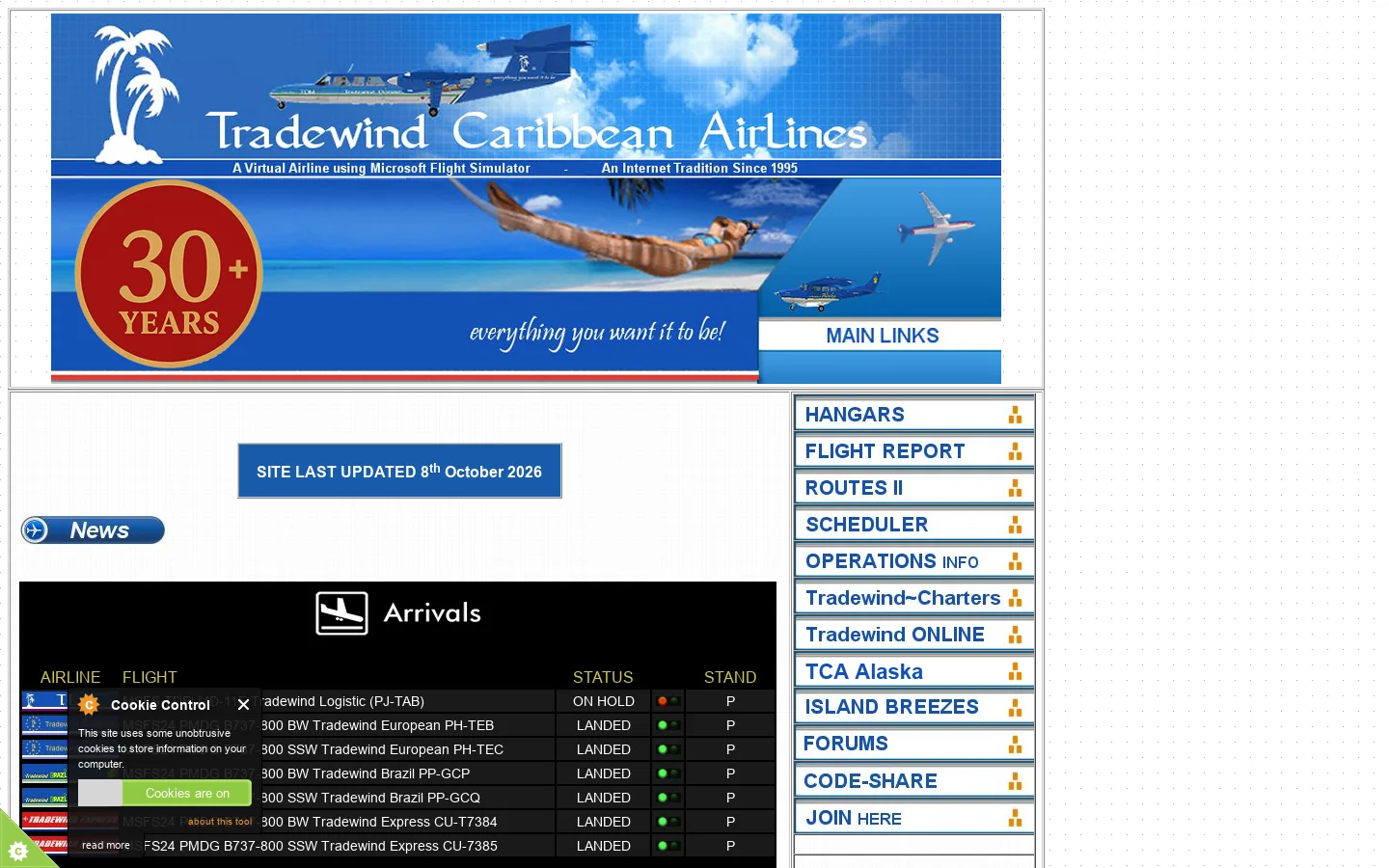 Tradewind_Home 首页截图