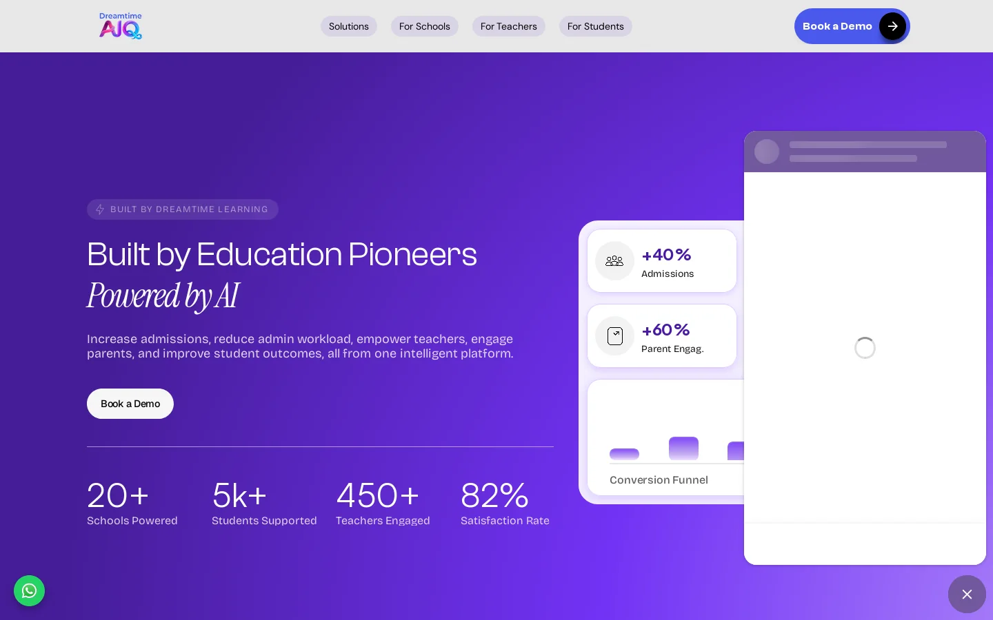 DTL AIQ: AI for Schools | Powered by Dreamtime Learning 首页截图
