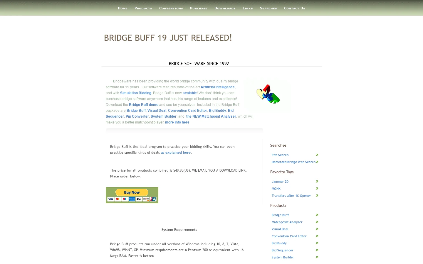 Bridge Buff 首页截图